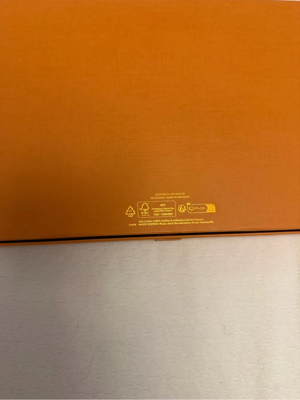 Louis Vuitton Orange Logo Gift Box